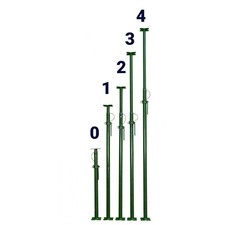 Builders Acrow Prop Sizes 0